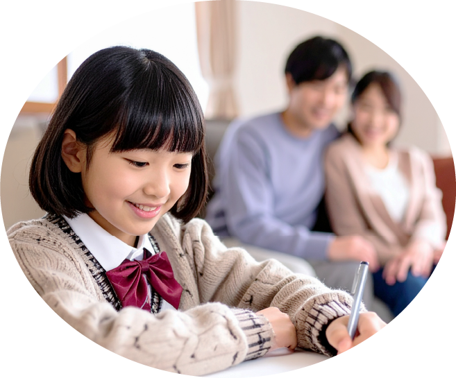 お金を学ぶ子供